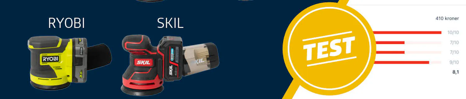 Excentersliber batteri Excentersliber batteri